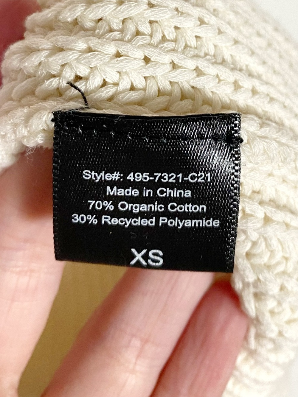 Jenni Kayne Cotton Cocoon Cardigan Ivory - Picture 6 of 6